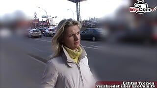 German girl next door from Street make first time Sex casting