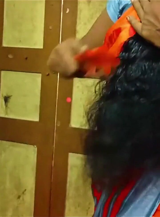 Ammu After Bath Dress Changing Showing Boobs