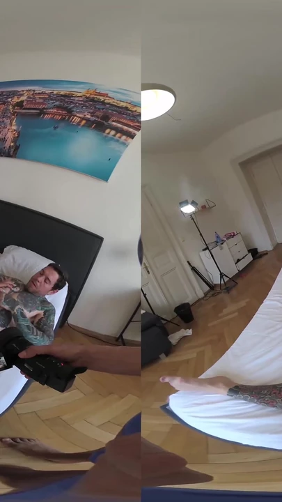 Captivating moment from "Katarina Rina - Tan Teenager W Massive Ass Cannot Stop Cumming In Monster Cock Threesome - Vr Part"