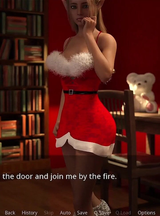 The Lust City - 18 Year Old Busty Cristmas Elf Shows Her Beautiful Body for Santa After She Disappointed Him