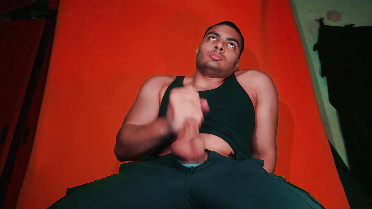 GuitarJob - Rubbing a Yamaha C-80 Guitar Axe in Spanish Style Chinese Over Big Penis of Sexy - Color Carrot Orange