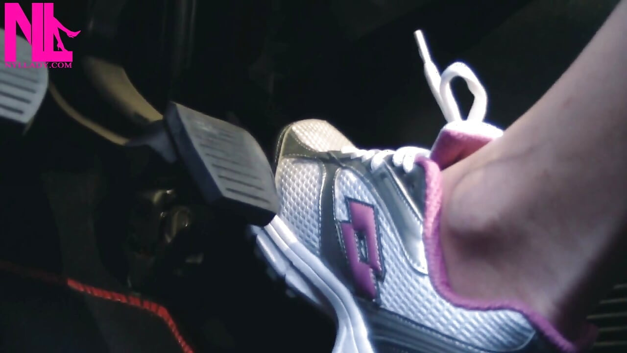 Snabb körning i Lotto sneakers