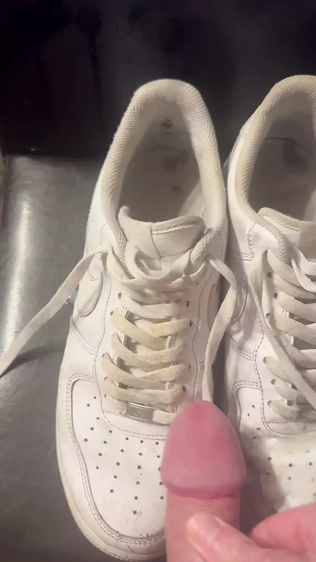 Huge Hypersperm Load On My AFOs Sneakers
