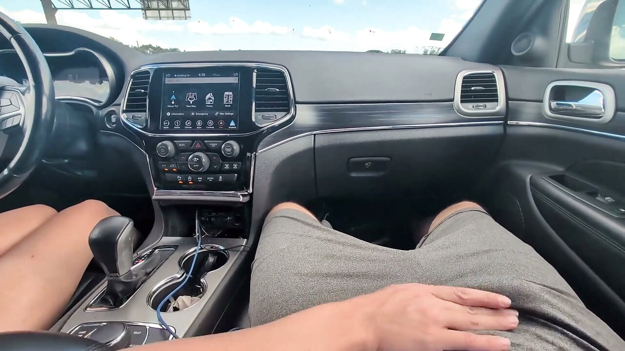 Cumshot All Over Car From Handjob