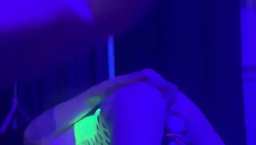 Sneaking Slut Takes Huge Cock