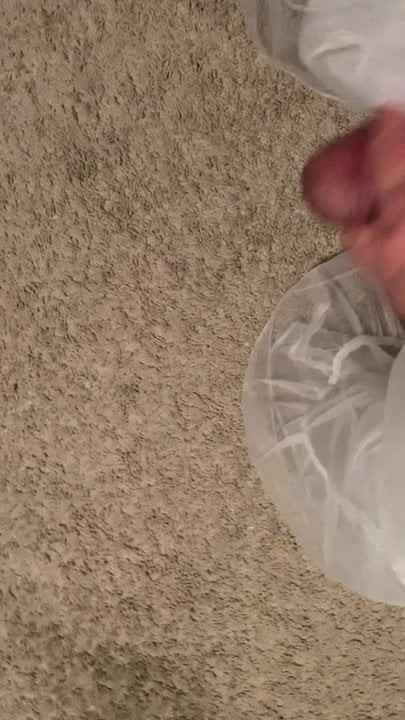Tgirl stroking her cock