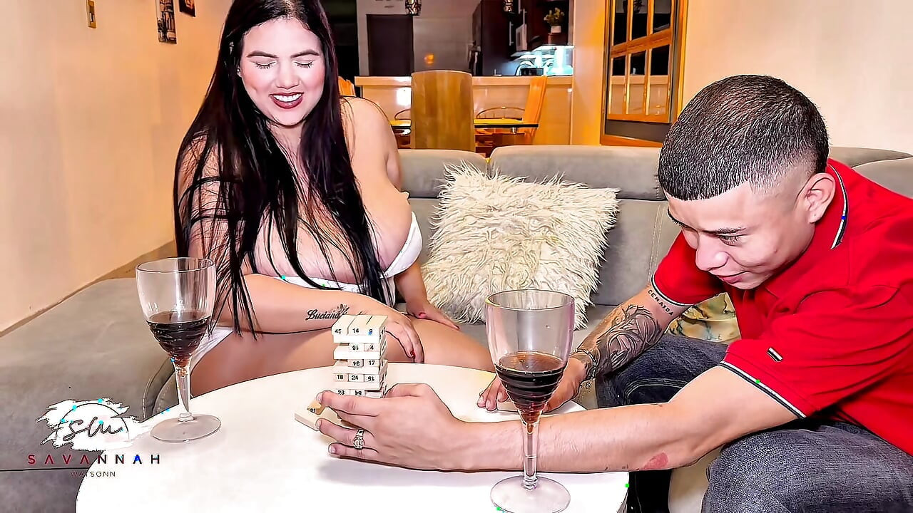 Sexy MILF Has a Night of Games and Passionate Sex on Valentine's - Savannah Watson