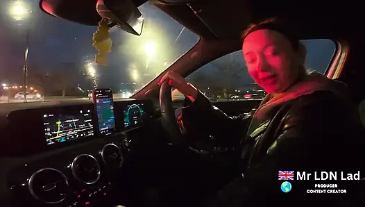 Dirty British Slut Sophia May Loves Mr LDN Lads CHAV 9inch Cock in Car POV