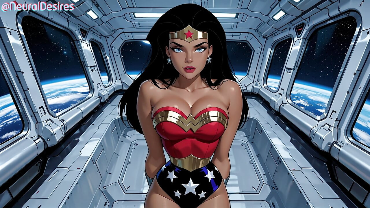 Wonder Woman's tabbo-plezier parodie Ai Generated