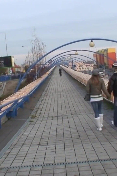 Horny bitch gets a quick rough fuck under the bridge