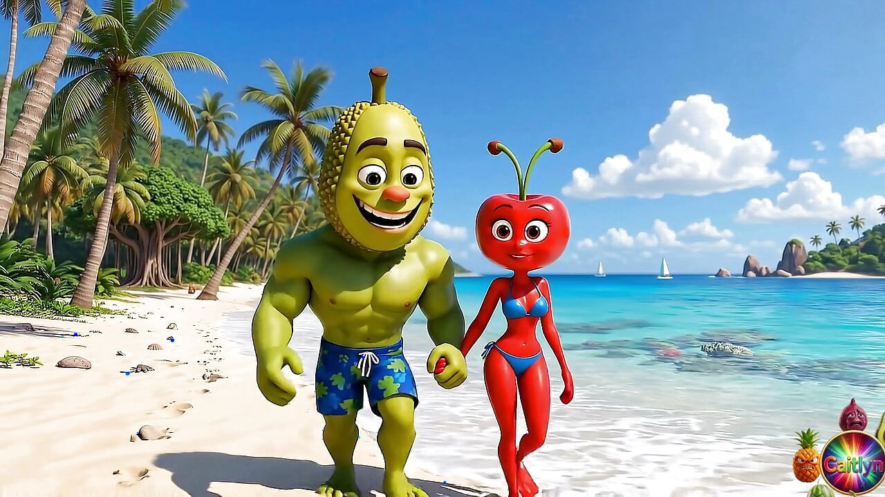 Episodio 4 - linda chica desastrosa y dulce hombre de aguacate compartiendo suaves momentos tropicales con ia hentai