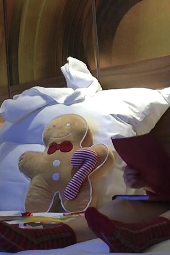 Ignoring Handjob for Christmas from a tight pussy hot cute small tits petite girl with lots of cum