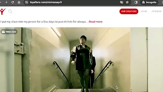 Dominatrix Nyonya April - penyiksaan pembantu kamar