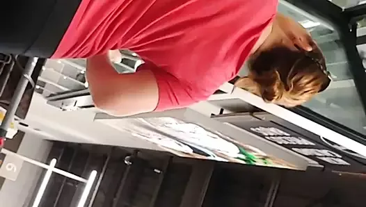 Whooty booty PAWG getting groceries Part Duex