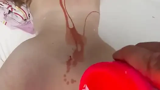 Sesi hot sambil pakai lilin