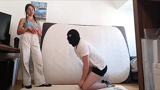 Hard Kicks From Her in the Balls