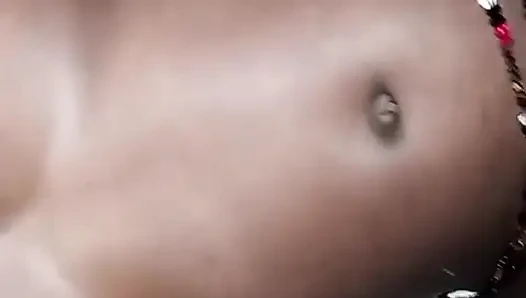 African Queen Sucks and Fucks Step Dad With Cum in Pussy