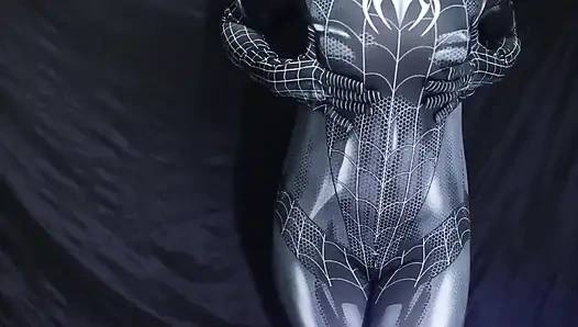 Fucking a Spiderman Cosplayer Until She Cums, Her Pussy Is so Wet, Latest Viral Indonesian Porn