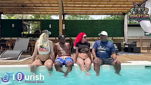 Mrflourish Podcast with Guest Roxi Keogh, Gigi Patsy and Datjguy in Florida