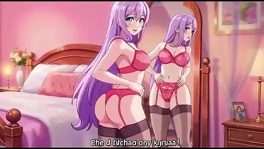 Step daughter wear stepmom lingerie to seduce stepdad