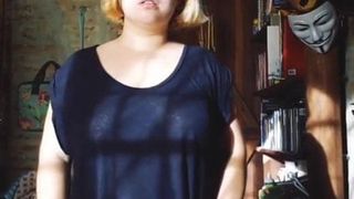 bbw trying clothes