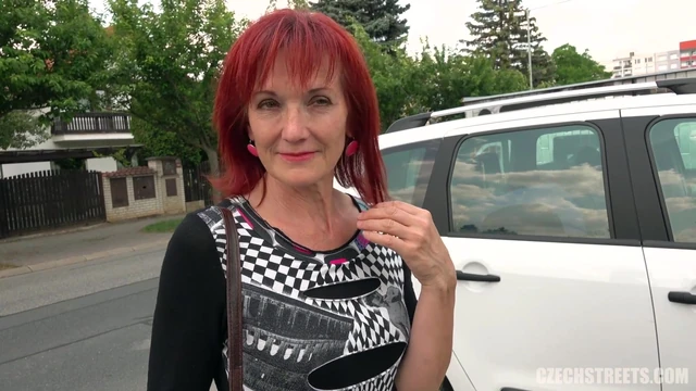 Czech Streets – Mrs Irena Loves Money & Cocks