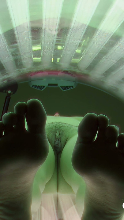 Czech Solarium 238: Young Woman in the Solarium Again