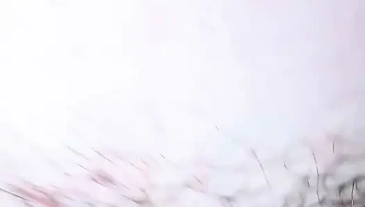 Masturbasi, gaya anjing bercinta di dalam air mani ke dalam memek berbulu