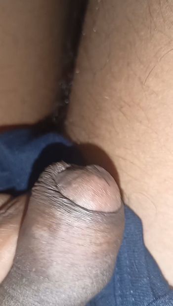 Seeing the girl friend's tit, she had to jerk off.