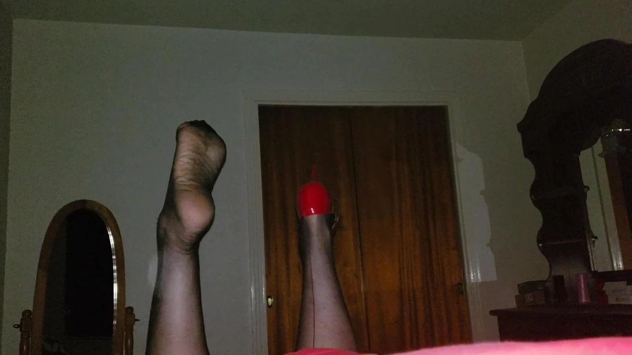 Sentindo-se safado em meias