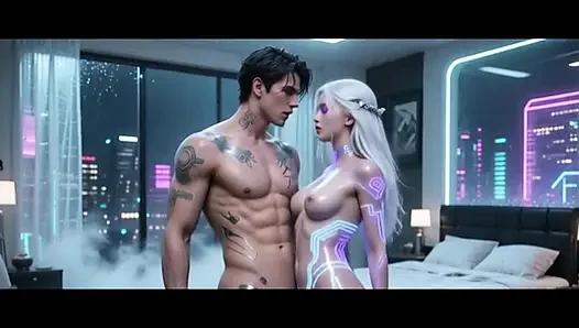 Bir fantezi için para ödedi. Gerçek oldu. Cyberpunk yapay zeka romantizmi beklenenden daha ileri gidiyor. (YAPAY ZEKA OLUŞTURULDU)