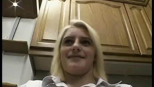 Nice POV blowjob scene with euro MILF