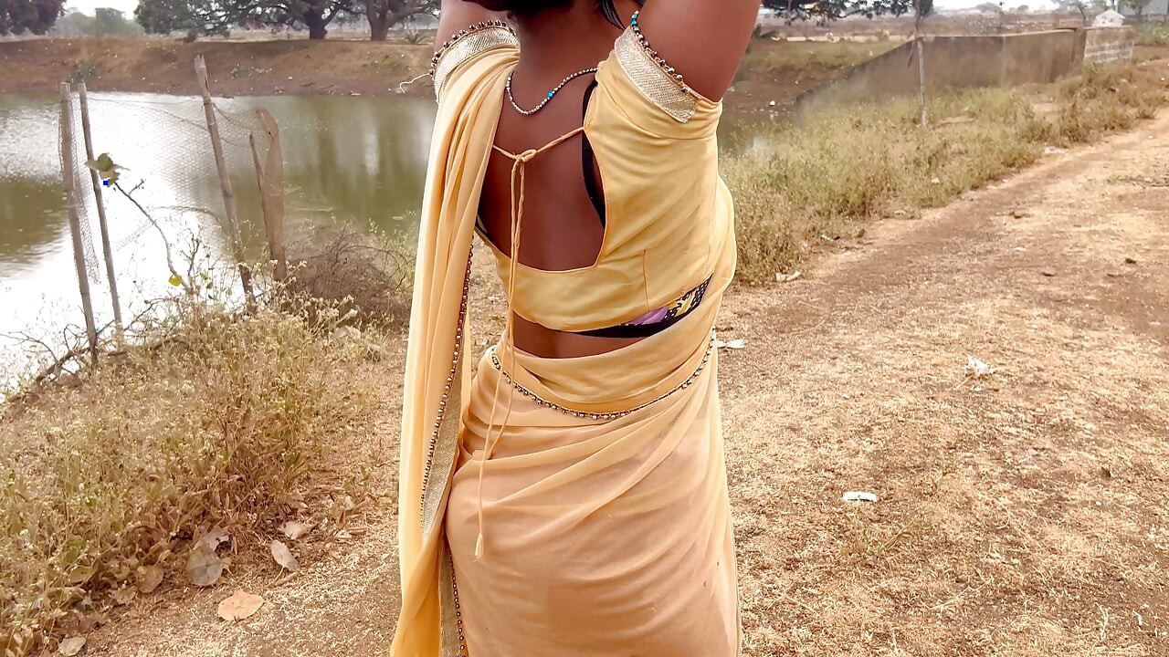 Gaon Ki Talab Par Sexy Hot Bhabhi Ka Romantic Video | Kiran bhabhi Fucked Village Outdoor Sex Video Full Hindi Audio
