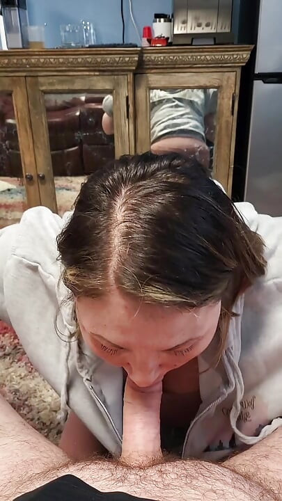 Works so hard for the cum beautiful passionate sexy milf loves cum and cumming cums again and again sucking his cock so good