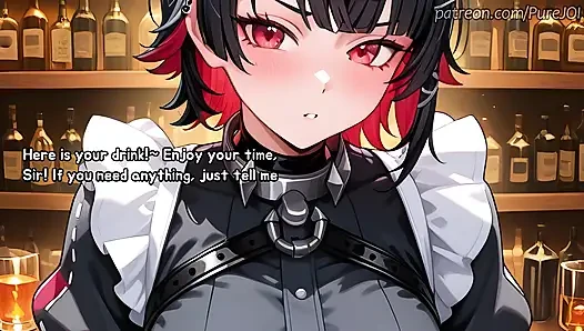 Ellen Joe from Zenless Zero becomes your private bartender (Feet JOI)