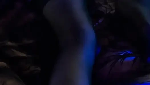 Doppelter BBC-dildo-finger Mit Sperma Auf Zehen Am Ende!