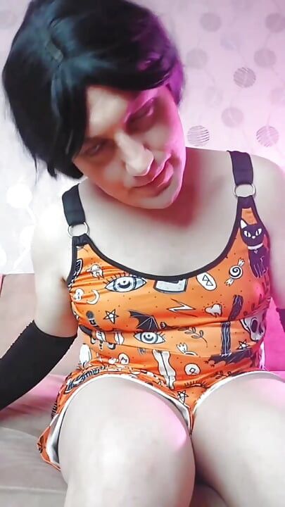 Halloween Cute Dressed Pretty Femboy