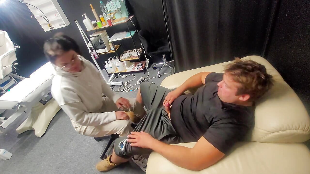 I'm Sitting in the Waiting Room and Looking at the Lady, I'm Getting Excited, I Start Jerking off, S