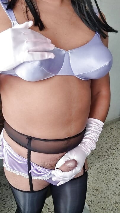 New sissy lingerie set