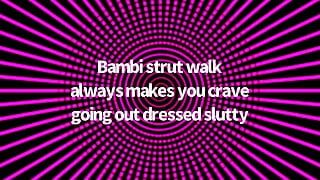 Bambi strut hipnoza - zostań dziwką tranny