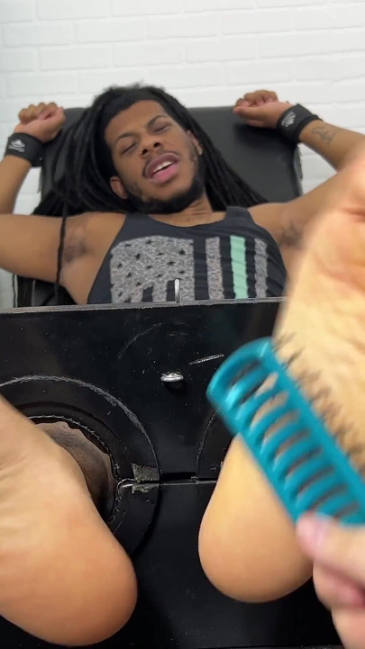 J Finally in the Tickle Chair