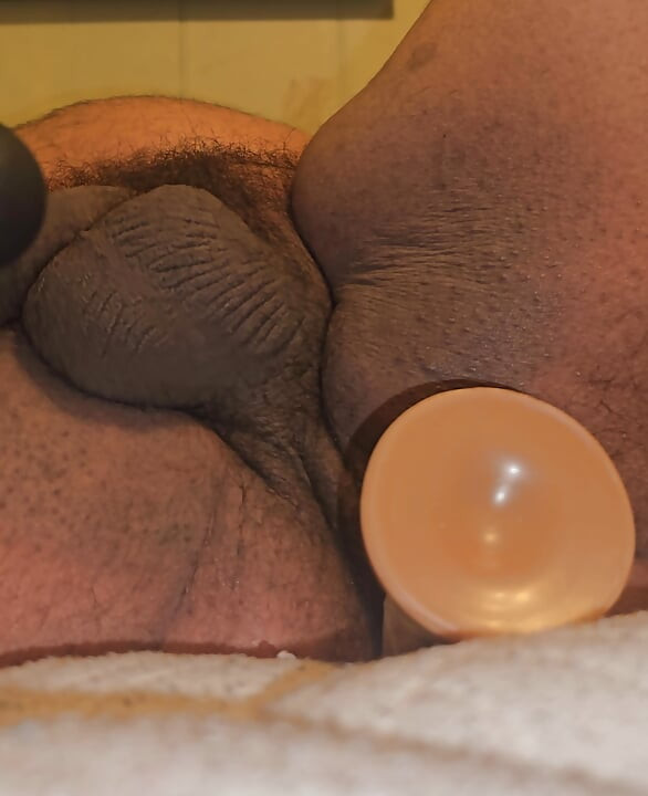 Cumming with a dildo in my ass