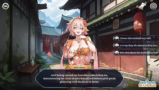 EP3: Запретный момент Xulang внутри имперского гарема - гаремная фантазия