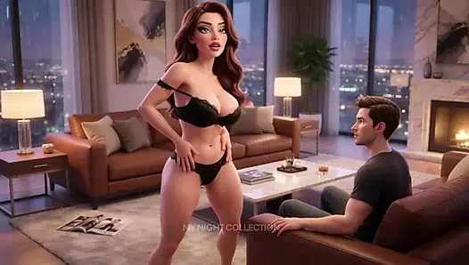 Bitter Stepmom Teaches Her Stepdaughters Boyfriend A Unforgettable Lesson In The Luxurious Living Room Tonight