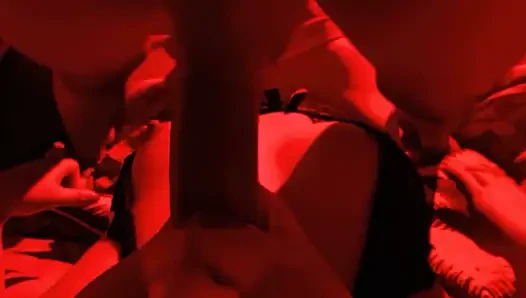 Indisches paar schlampiger blowjob und halsfick