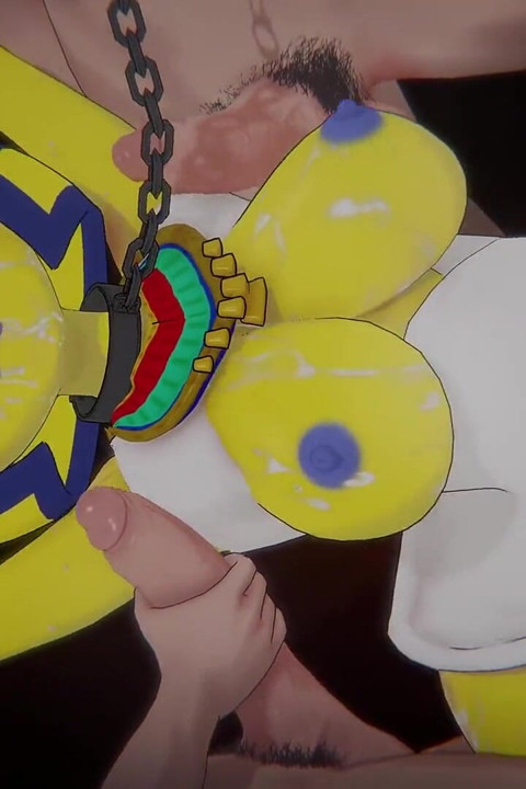 [animal Crossing] - Ankha Entering the Zone (riding the Villager & POV Zone Dance) (4k/60fps)