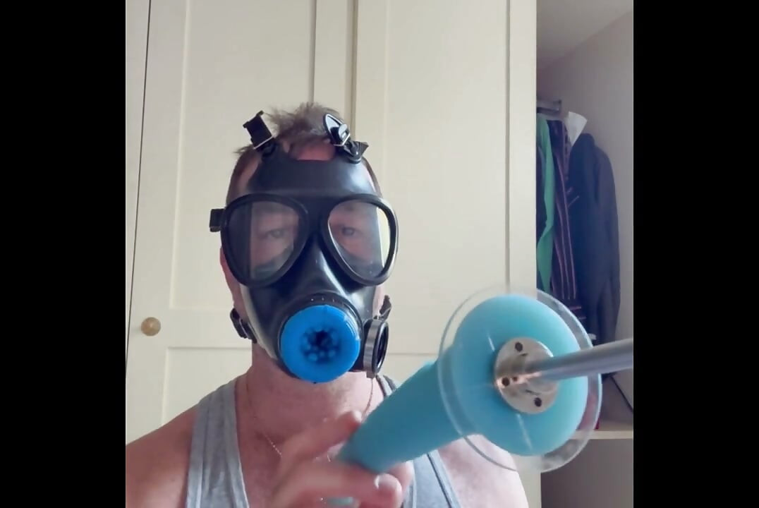 Gas Mask face fuck