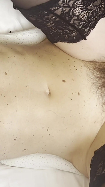 Stunning moment from "Hot mature MILF with super hairy bush bedroom fuck compilation"