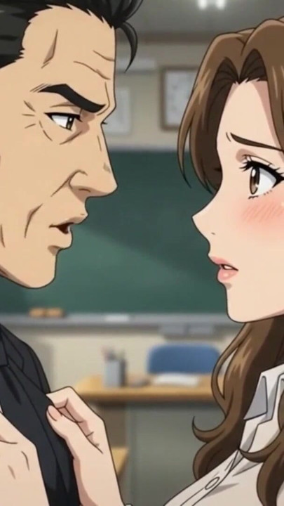 Kepala sekolah merayu guru dan menidurinya di hentai kantor | Klip 1