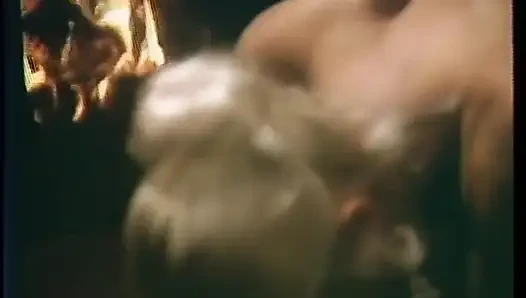 Blonde with nice boobs suck and fucks Paul Thomas on the floor